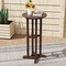 HDPE Round Outdoor Patio Bar Table with Stainless Steel Frame